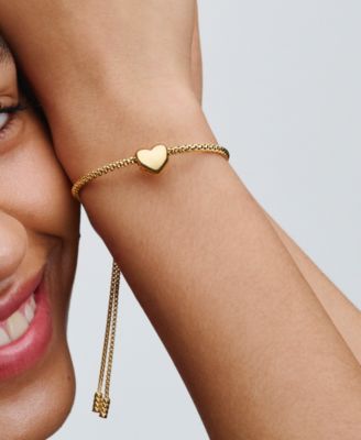 14K Gold-Plated Be Love Engravable Heart Charm