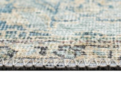 Liora Manne Inspirations Heriz Rug Collection In Blue