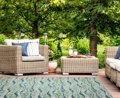 Marina Wave 7'10"x9'10" Area Rug