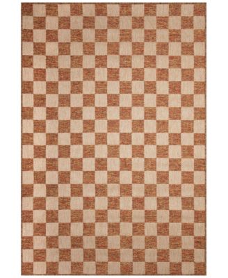 Liora Manne' - Roma Checkerboard 7'10"x9'10" Area Rug
