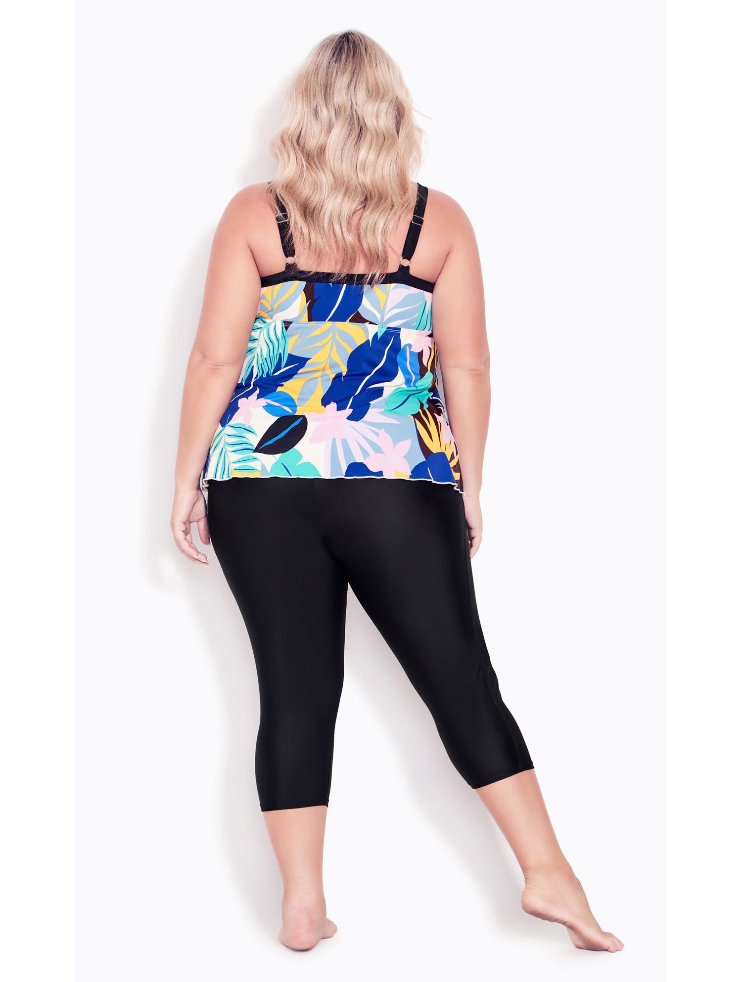 Women's Plus Size Swim Capri