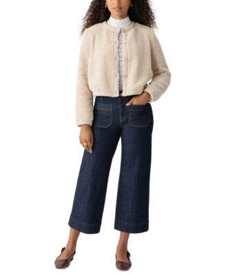 Sanctuary Women's Cozy Button-Front Fleece Cardigan - Macy's