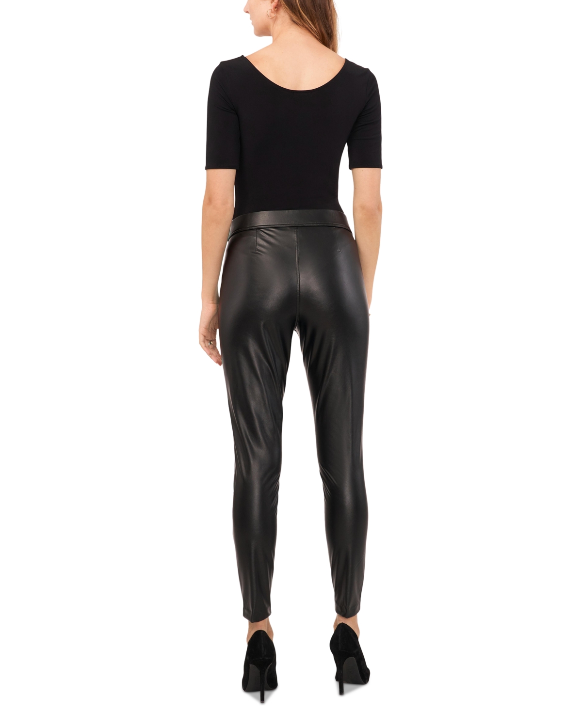 Vince Camuto Faux-Leather Skinny Pants