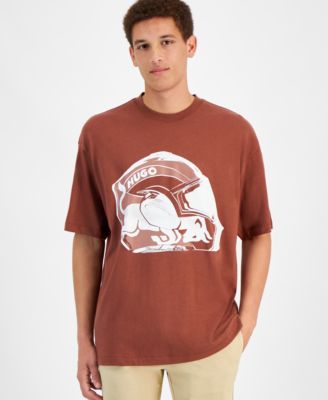 Hugo Boss - Men's Oversized Short Sleeve Crewneck Logo Graphic T-Shirt