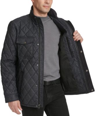 Men's Quilted Stand-Collar Jacket