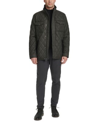 Men's Quilted Stand-Collar Jacket