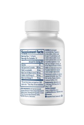 Turmeric Curcumin with Black Seed Oil - Advanced Antioxidant & Joint Support Supplement - Premium Turmeric Softgels with Enhanced High Absorption, Non-GMO & Gluten-Free, 60 Softgels