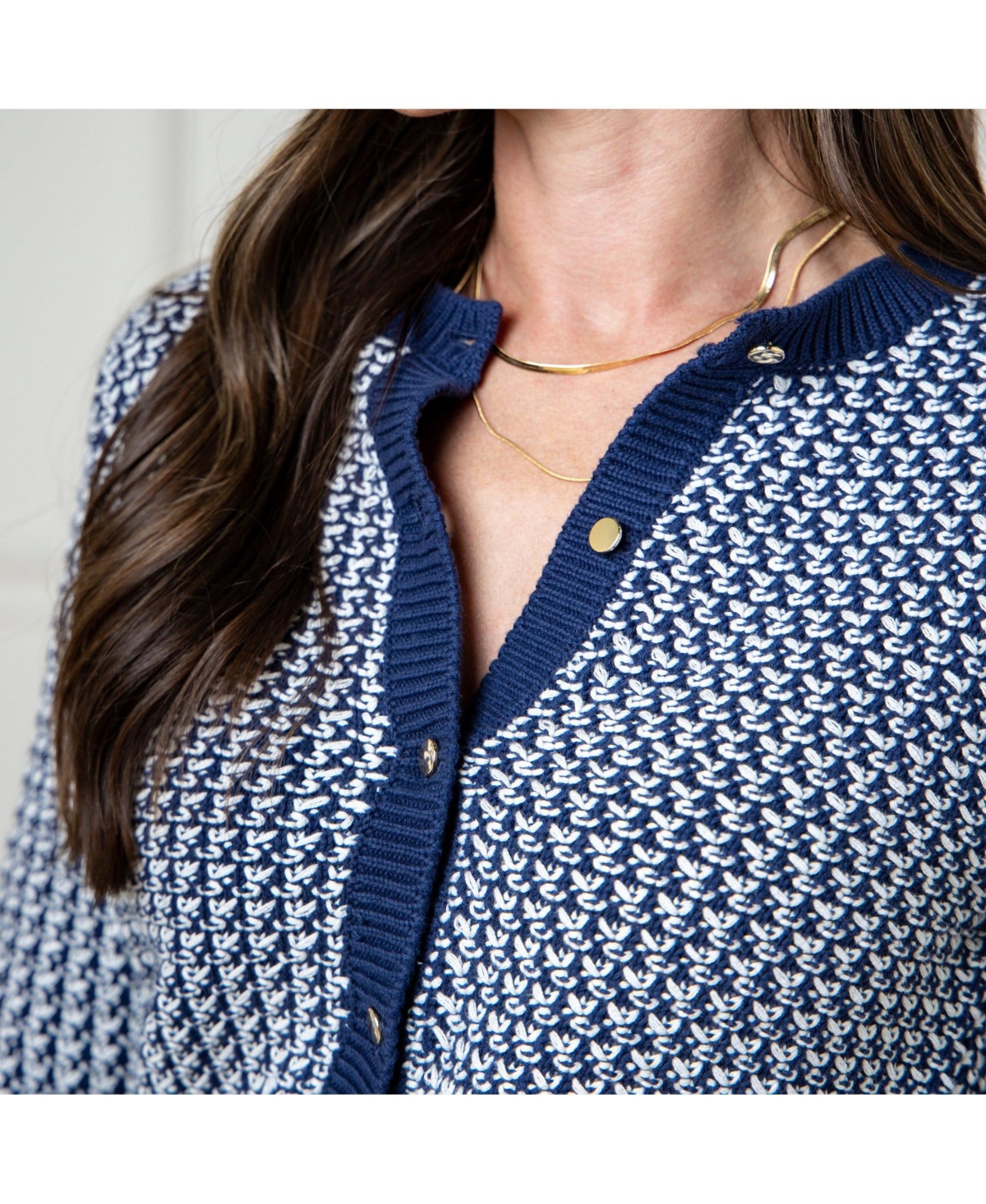 Hope & Henry Women's Organic Milano Stitch Sweater Cardigan