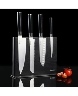 Magnetic Knife Double Sided Block Holder (11" X 8.5" X 4") W/ Anti Skid Base