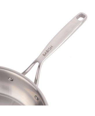 Tri-Ply Stainless Steel Professional Grade Saute Pan w/Lid, 5-Quart