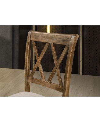Streamdale Fabric Upholstered Dining Chair Set of 2
