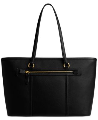 Excl WHSL Refined Pebble Leather Legacy Large Zip Tote