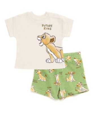 Toddler Boys (2T-5T) Mickey Mouse Simba 2-Piece T-Shirt and Shorts Set
