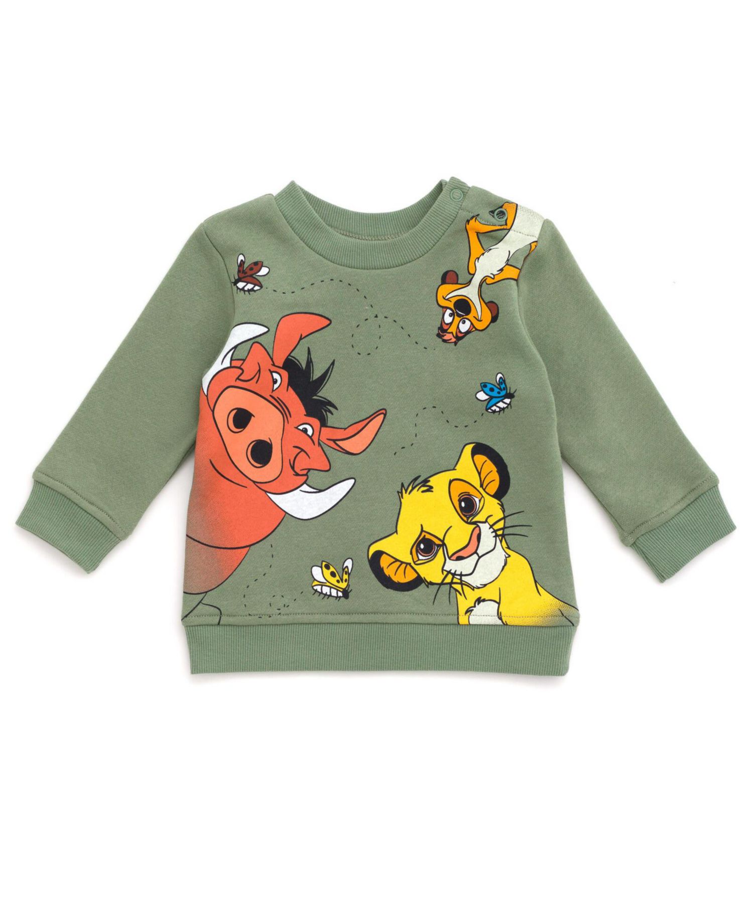 Toddler Boys Lion King Mickey Mouse Winnie the Pooh Toy Story Fleece Sweatshirt and Pants Outfit Set Newborn to