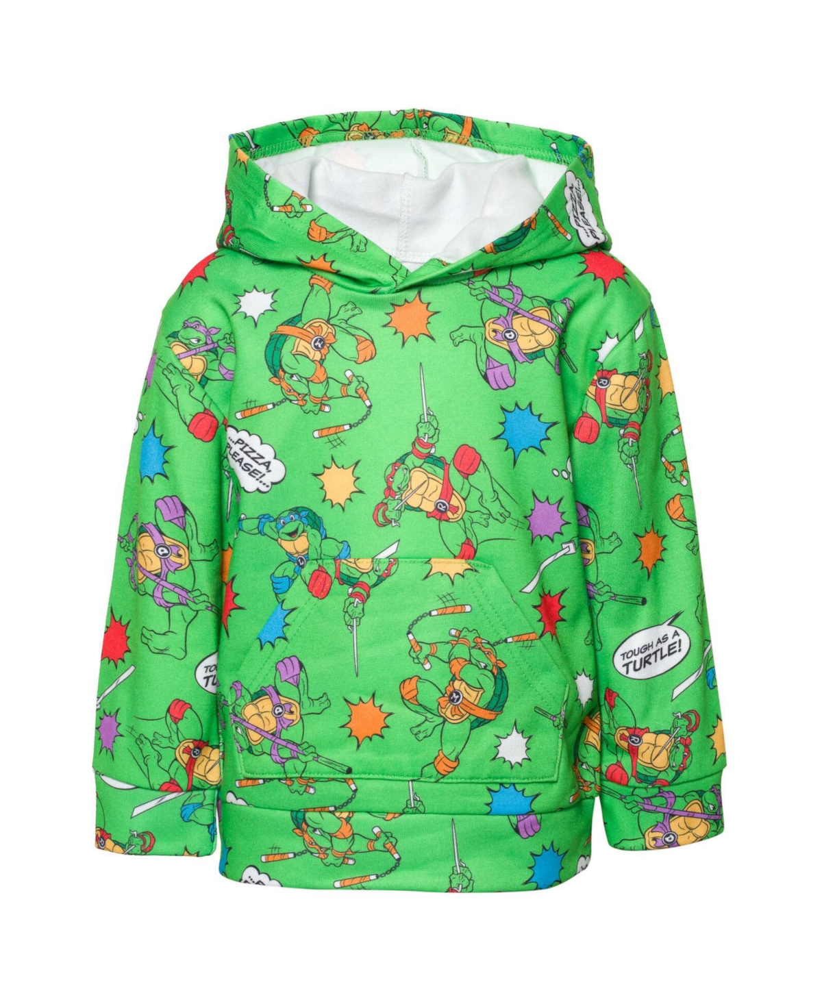 Teenage Mutant Ninja Turtles Boys Fleece Pullover Hoodie and Pants Outfit Set to (2T - 18-20) -/ gray