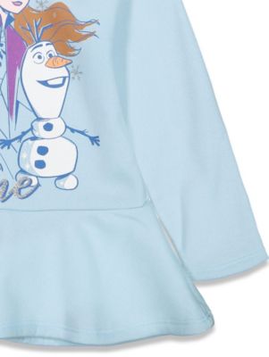Girls Elsa Princess Anna Olaf Hoodie and Leggings Outfit Set