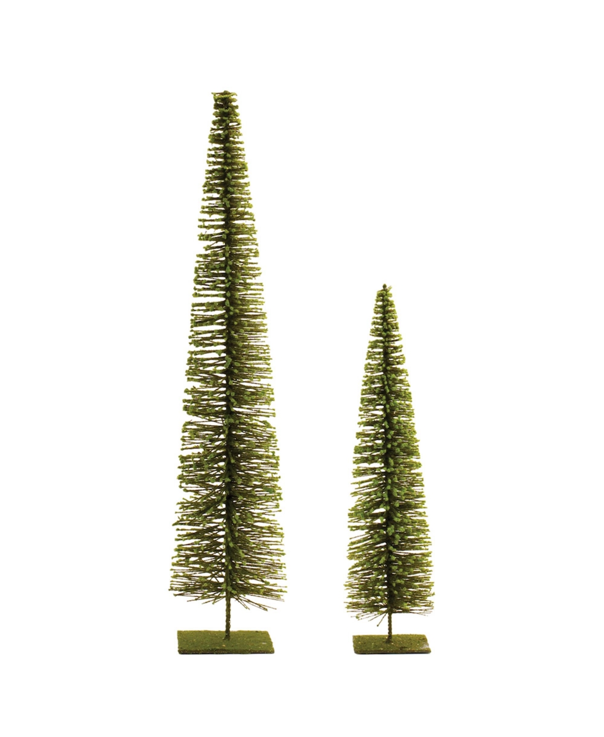 Elegant Pine Tree for Holiday Decorations Fresh Greenery & Festive Charm (Set of 2) - Green