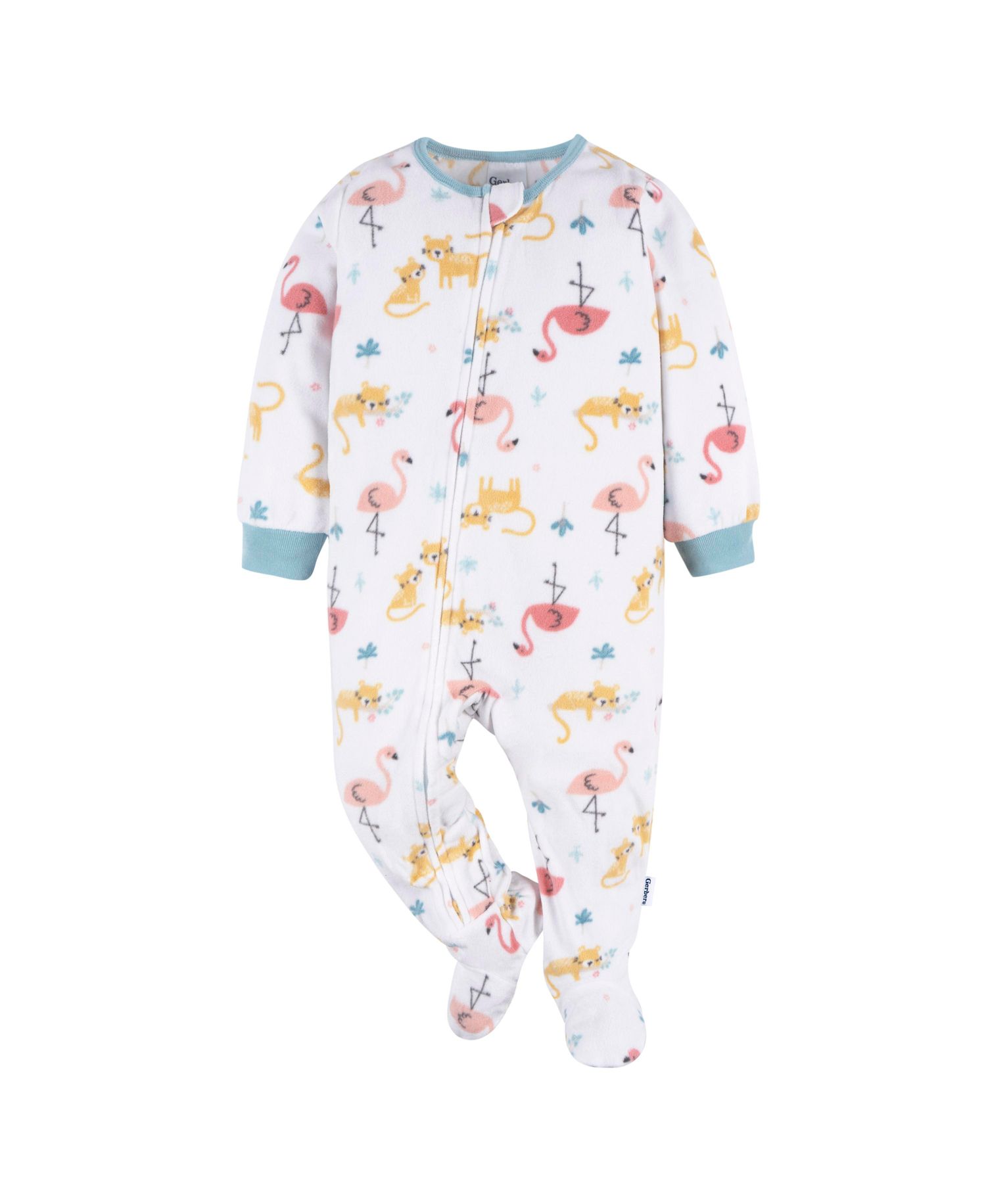 Baby Girls Footed Blanket Sleepers, 2-pack