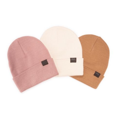Женские шапки MUK LUKS 3 Pack, цвет: Песочный / Ванильный