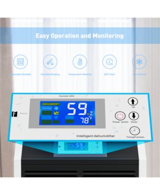234 Pints Commercial Industrial Dehumidifier For 8000 Sq.Ft for Home Basements