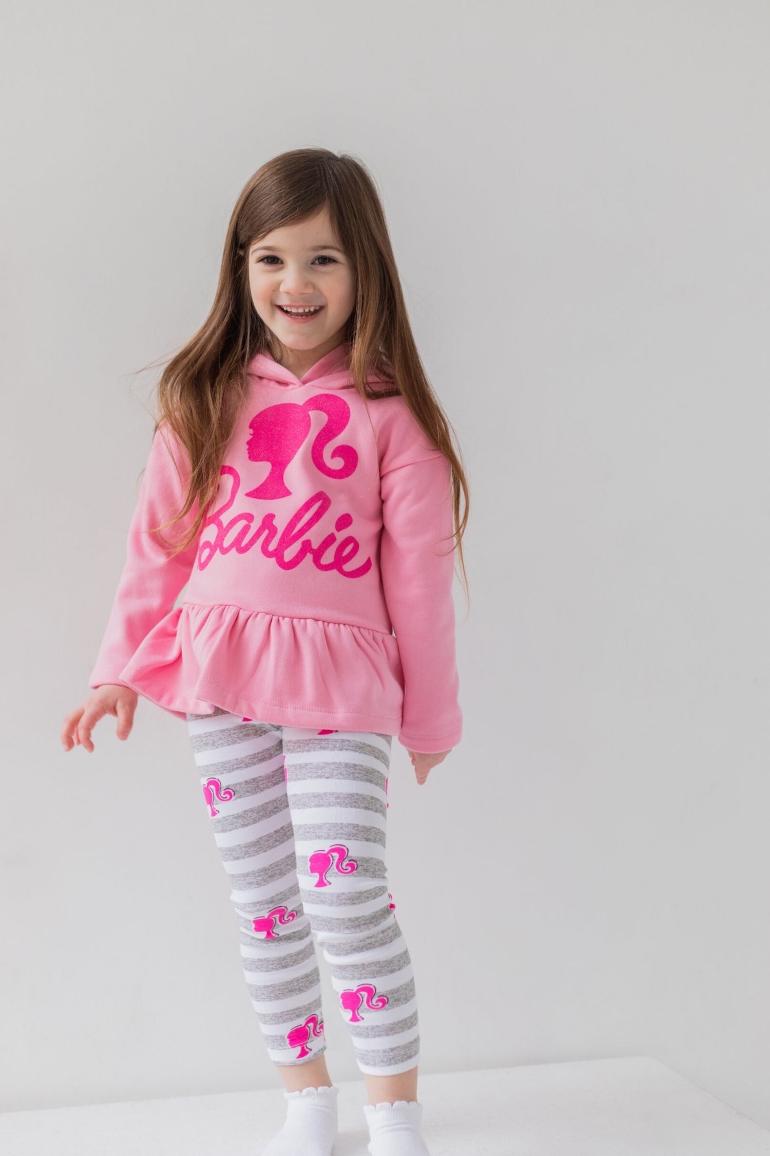 Toddler Girls 2-Piece Fleece Hoodie and Leggings Set