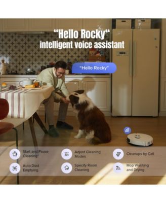 S8 MaxV Ultra Robot Vacuum and Mop with FlexiArm Design Side Brush, 10,000 Pa Suction and 8-in-1 RockDock Ultra