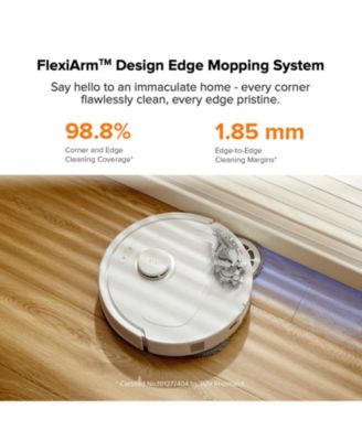 Qrevo Pro Robot Vacuum and Mop with FlexiArm Design Edge Mopping, Dynamic Hot Water Mop Washing and Auto Mop Drying, Intelligent Dirt Detection, 7,000 Pa Suction