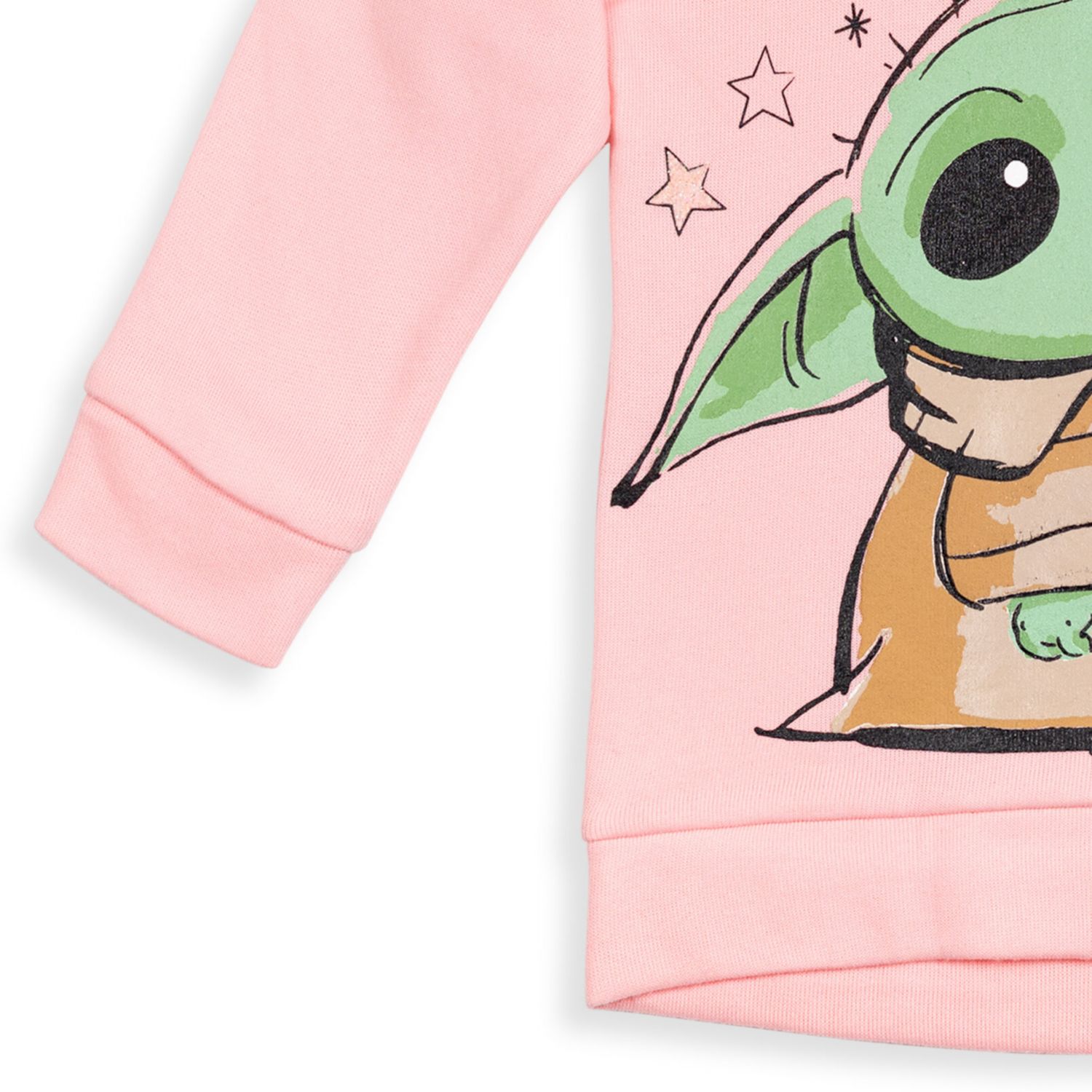 Grogu Girls' 6-16 Fleece Hoodie and Leggings Set