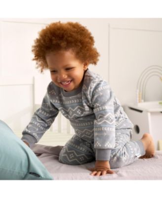 Toddler Boys Fleece Blanket Sleepers, 2-pack