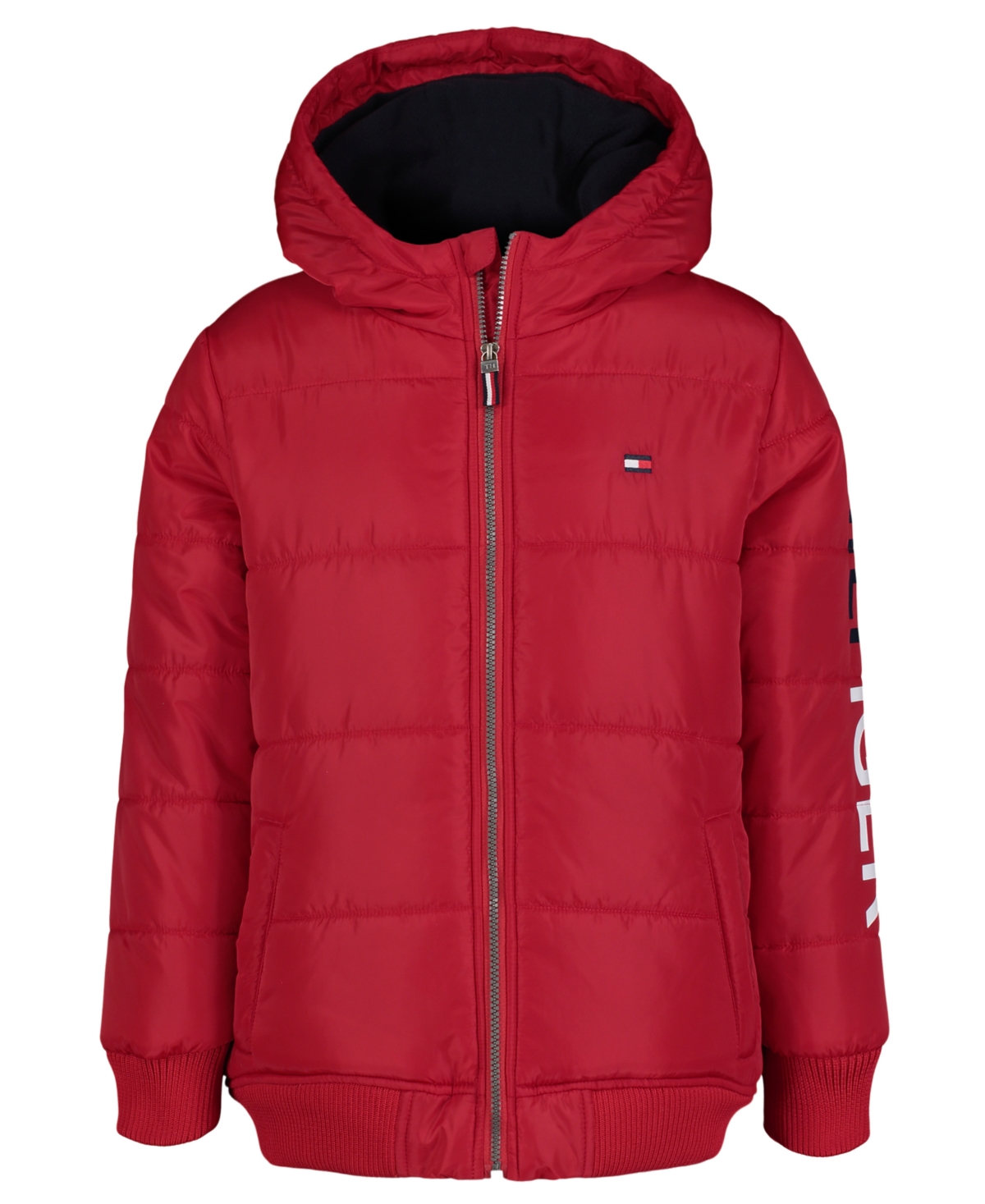 Tommy Hilfiger Toddler and Little Boys Hilfiger Logo Bomber Jacket