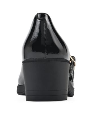 Women's Hunta Mary Jane Style Block Heel Pumps