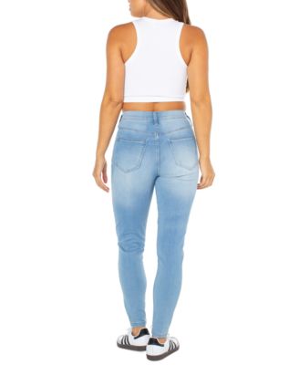 High Rise Skinny Ankle Jeans
