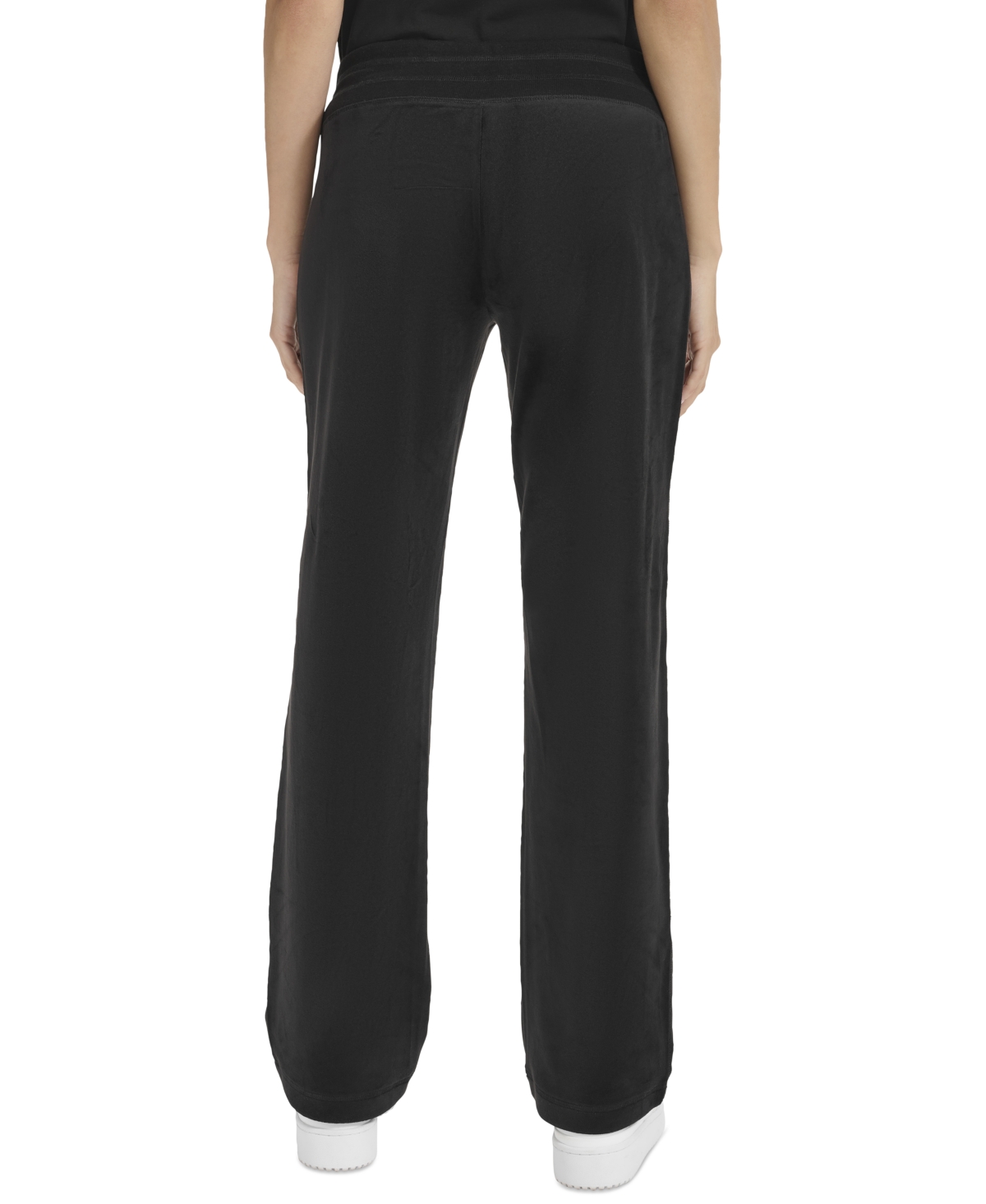 Calvin Klein Women's Velour Wide-Leg Pants