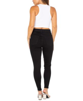 High Rise Skinny Ankle Jeans