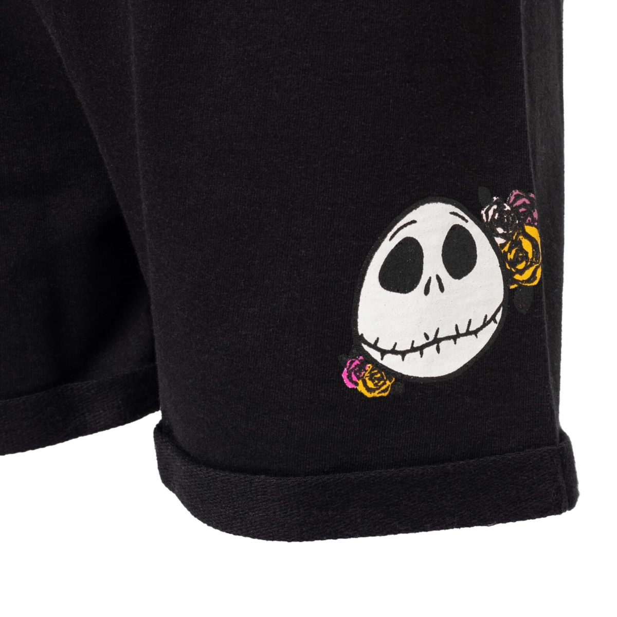 Disney Nightmare Before Christmas Sally Girls Knotted Graphic T-Shirt French Terry Shorts Set Toddler to Big Kid -/ pink