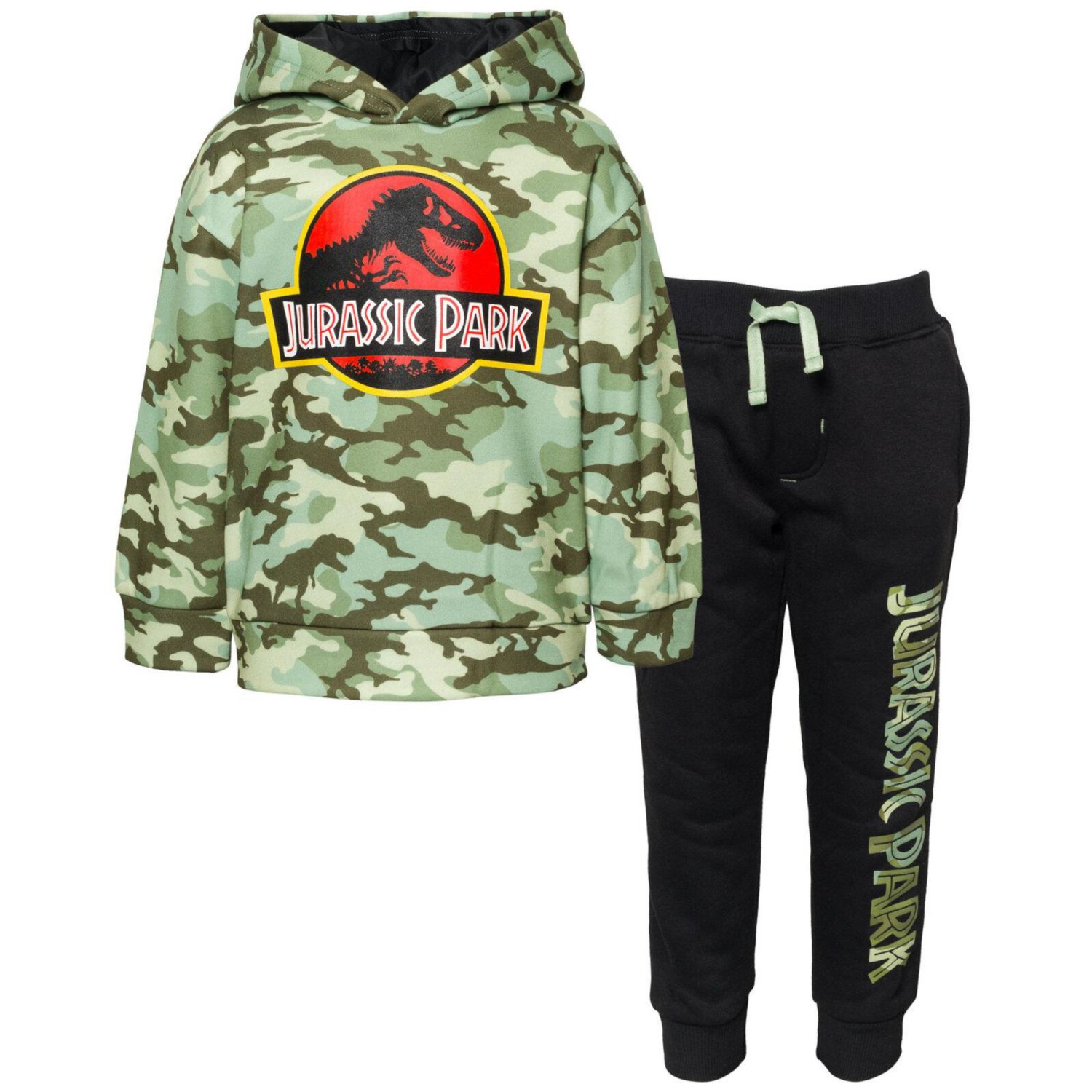 T-Rex Boys' 2-Piece Fleece Hoodie and Pants Set