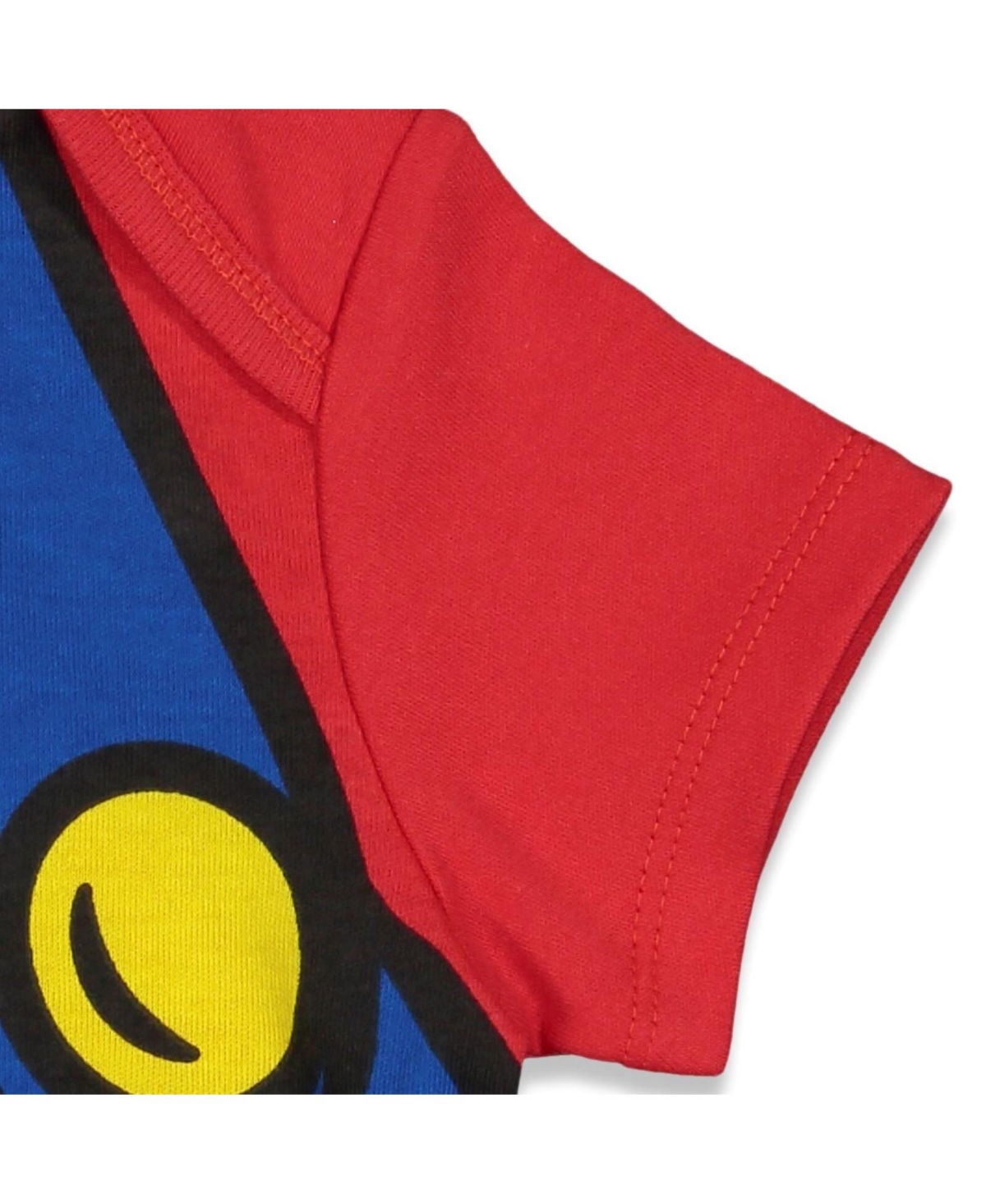 Super Mario Baby Boys Nintendo Mario Luigi Baby Costume Short Sleeve Bodysuit & Hat to