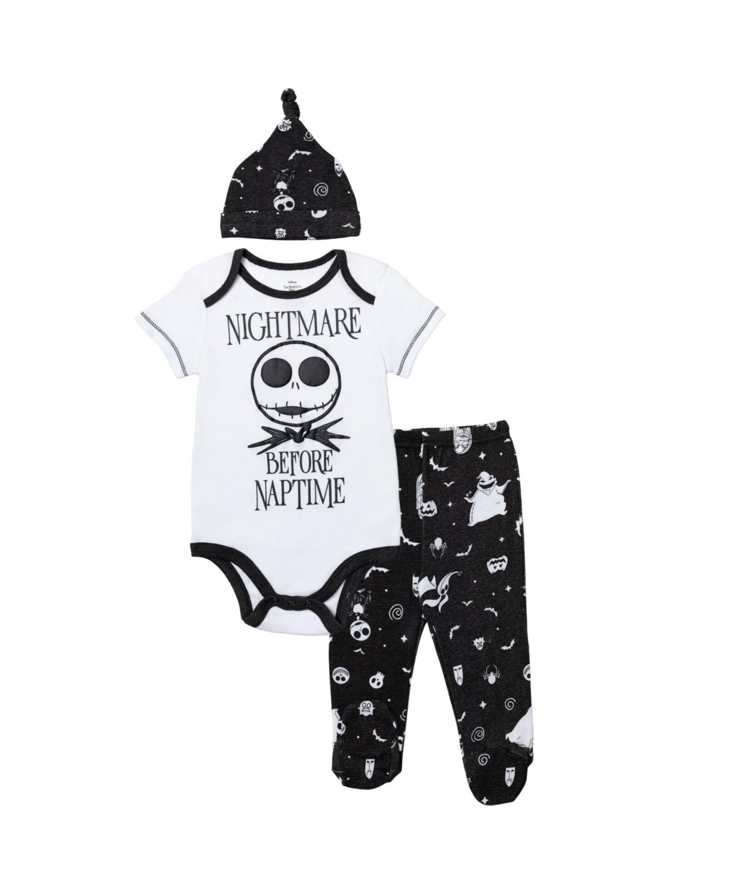 Baby Boys Bodysuit Pants and Hat 3 Piece Outfit Set