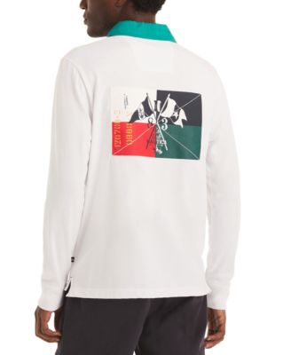 Мужская рубашка поло для регби классического покроя с длинным рукавом Nautica Nautica 17990₽