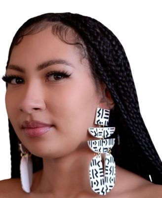 Geometric Dangle Earrings