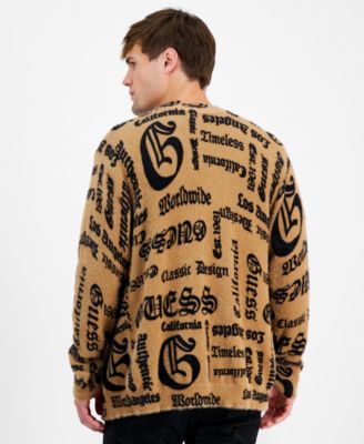 УГАДАЙ УГАДАЙ мужской готический жаккардовый кардиган 23690₽