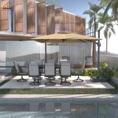 11 FT Square Cantilever Patio Umbrella