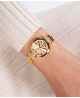 Women's Analog Gold Steel Watch 28mm