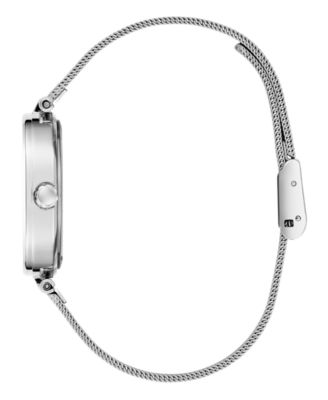 Women's Analog Silver Mesh Watch 32mm