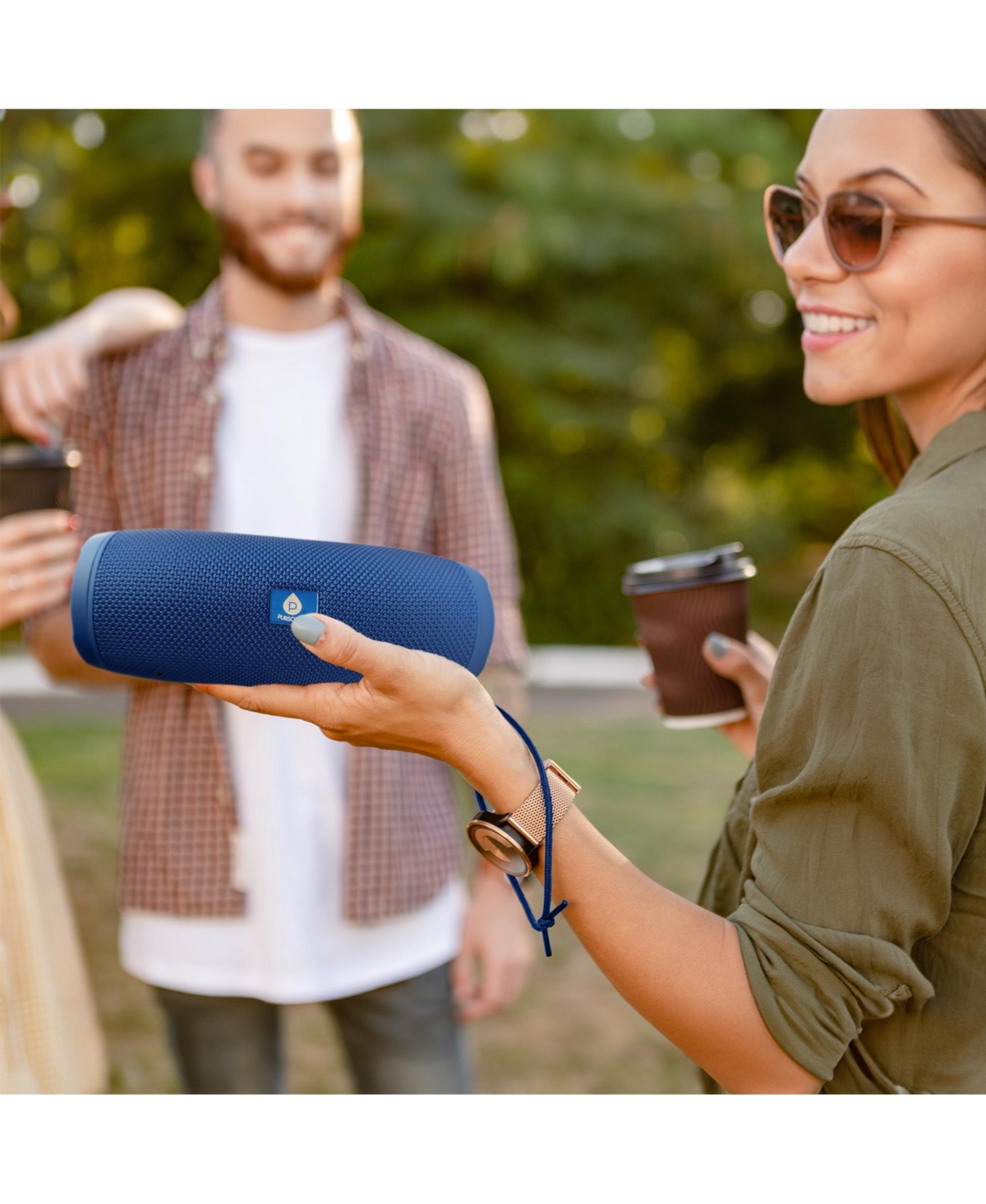 Pursonic Peak Wireless Speaker - blue