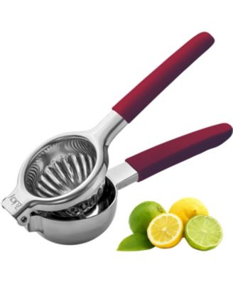 Stainless Steel Lemon Squeezer – Heavy Duty, Solid Metal Bowl, Easy to Use