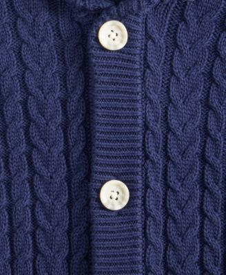Men's Chunky Shawl Collar Cardigan Sweater