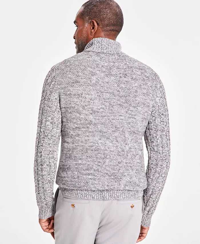 Men's Chunky Turtleneck Sweater - thumbnail 10