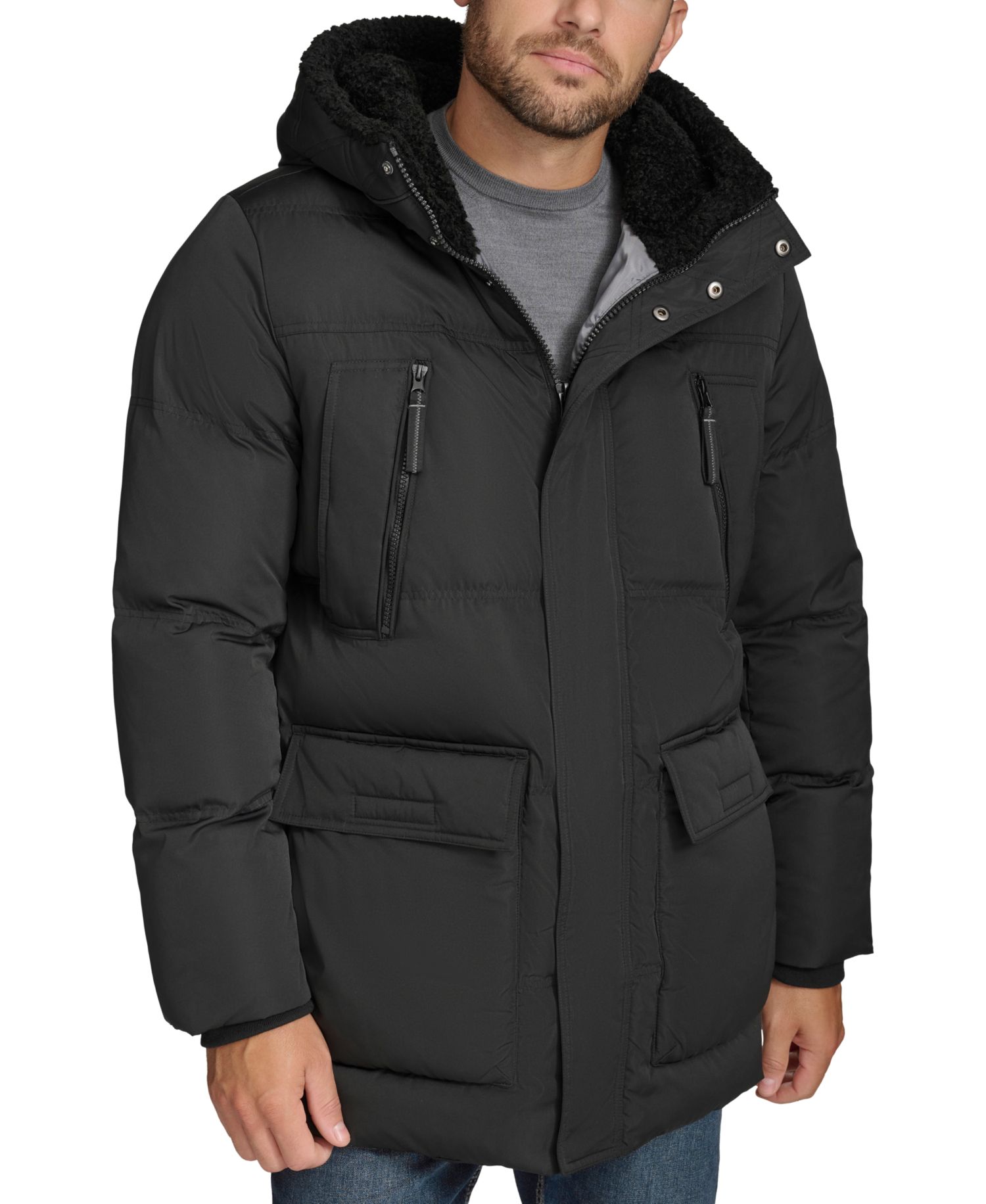 Men's Mackay Faux-Fur Parka Jacket