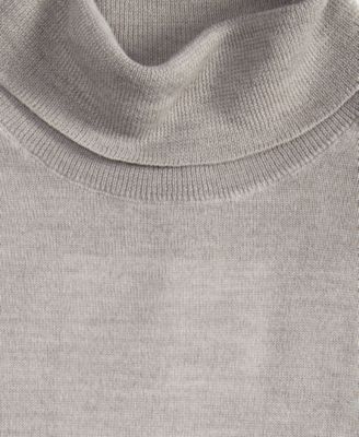 Men's Merino Wool Blend Turtleneck Sweater, Created for Macy's 
